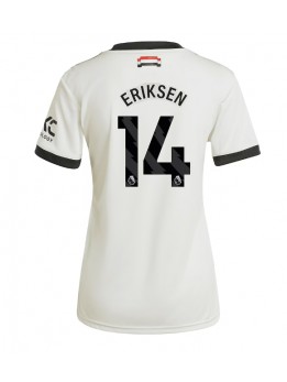 Manchester United Christian Eriksen #14 Ausweichtrikot für Frauen 2024-25 Kurzarm